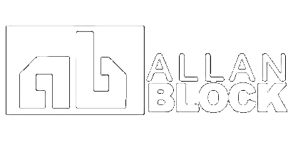 Allan-Block-White-Logo