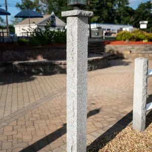 Lamp Post 7"x7"x8' Rock Face