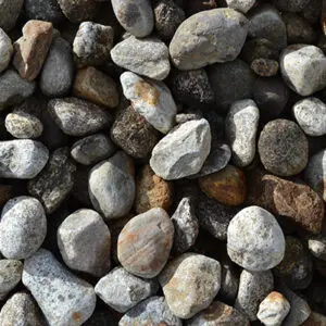 Natural Round Stone 3″