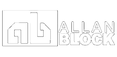 Allan-Block-White-Logo